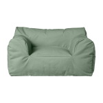 Fauteuil en coton biologique vert 80x48cm billow - ferm living