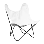 Fauteuil pour enfant en tissu blanc sunbrella bb - airborne