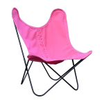 Fauteuil pour enfant en tissu rose sunbrella bb - airborne