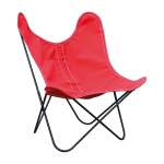 Fauteuil pour enfants en tissu rouge sunbrella bb - airborne