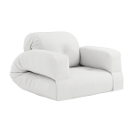Fauteuil d'ext�rieur en acrylique blanc 122x90x70cm hippo - karup design