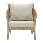 Fauteuil d ext�rieur en bambou avec coussins sedeo - house doctor