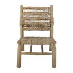 Fauteuil en feuille de bananier marron 57 x 81 cm ruthy - bloomingville