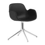 Fauteuil form pivotant 4l full uph. alu - normann copenhagen