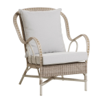 Fauteuil de jardin en r�sine imitation rotin garrigues - kok