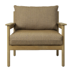Fauteuil lounge en teck et polypropyl�ne oda - vincent sheppard