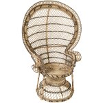 Fauteuil en rotin � croisillons emmanuelle - kok