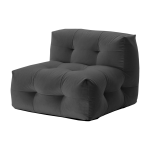 Fauteuil en tissu textum avelina gris fonc� 105cm not - a - sofa - emko