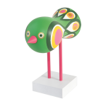 Figurine oiseaux en h�tre massif color� 16x16x7cm birds 1967 n�2 - design house stockholm