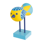 Figurine oiseaux en h�tre massif color� 16x16x7cm birds 1967 n�5 - design house stockholm