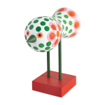 Figurine oiseaux en h�tre massif color� 16x16x7cm birds 1967 n�6 - design house stockholm