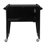 Glaci�re en plastique noir 47, 5x91, 5x86, 5cm cooler be cool - zuiver
