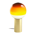 Globe en verre ambre 12, 5cm dipping light - marset