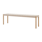 Grand banc en ch�ne 157 x 36 x 46 cm betty - &tradition