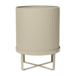 Grand cache - pot en acier beige bau pot - ferm living
