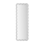 Grand miroir en verre et acier blanc 160 x 55 cm illu - normann copenhagen