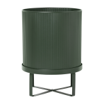 Grand pot de jardinage en acier vert fonc� 28 x 38 cm bau - ferm living