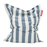 Grand pouf ext�rieur ray� bleu oc�an original outdoor - fatboy