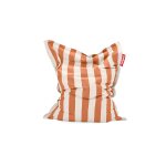 Grand pouf ext�rieur ray� orange et cr�me original outdoor - fatboy