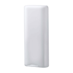 Grand vase blanc layers - nude glass