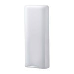 Grand vase blanc layers - nude glass
