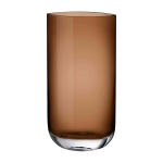 Grand vase caramel blade - nude glass