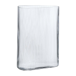 Grand vase en cristal mist clear - nude glass