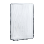 Grand vase en cristal mist clear - nude glass