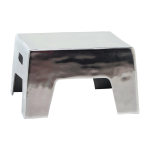 Gu�ridon en aluminium 53 x 30 cm inout 45 in - gervasoni