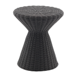 Gu�ridon en rotin gris 40 x 45 cm bolla 12 - gervasoni