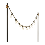 Guirlande lumineuse noir et cognac light my table - vincent sheppard
