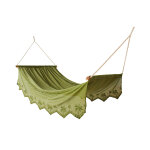 Hamac en coton vert olive - hkliving