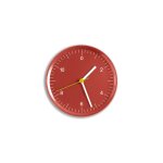 Horloge murale en m�tal rouge 26, 5cm - hay