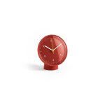 Horloge de table en m�tal rouge 13 cm - hay