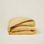 Housse de couette lou jaune paille - madura