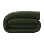 Housse de couette sapin en lin lav� 140 x 200 cm - the cool republic