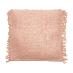 Housse de coussin 60 x 60 cm rose saumon oh my gee - bazar bizar