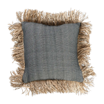 La housse de coussin bonita en coton - noir naturel - 40x40 - bazar bizar