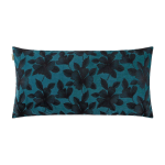 Housse de coussin ornella bleu vert et noir - madura