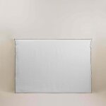 Housse de t�te de lit blanc et bourdon noir 210 x 134 cm carlina - madura