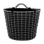 Housse en tissu noir pour panier 16 l basket liner - korbo