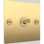 Interrupteur � bascule 1g laiton sans logo toggle switch - buster + punch