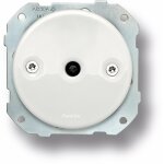 Interrupteur va - et - vient en porcelaine blanche et m�tal chrome do low - fontini