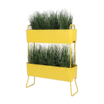 Jardini�re en aluminium moutarde 100x120x29cm greens duo - maiori