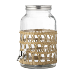 Jarre manna avec robinet verre clair bloomingville