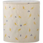 Jarre pippine avec couvercle gr�s blanc - bloomingville