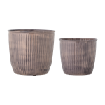 Kenzie pot de fleurs rose m�tal - bloomingville