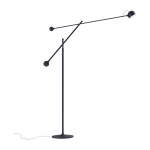 Lampadaire en acier anthracite ixa - artemide