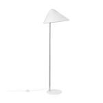Lampadaire en acier blanc et chrome 136cm hjw03 opala - carl hansen & s�n