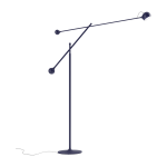 Lampadaire en acier bleu ixa - artemide
